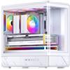 JONSBO Case Jonsbo D200 Midi-Tower mATX Bianco [D200 WHITE]