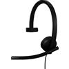 Logitech Cuffia Logitech H570e a padiglione per Ufficio con microfono Nero [981-001426]