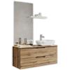 TFT Composizione Bagno Sospesa 120cm Lavabo Da Appoggio - Solmira