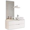 TFT Composizione Bagno Sospesa 120cm Lavabo Da Appoggio - Solmira
