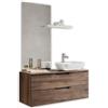 TFT Composizione Bagno Sospesa 120cm Lavabo Da Appoggio - Solmira