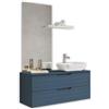 TFT Composizione Bagno Sospesa 120cm Lavabo Da Appoggio - Solmira