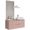 TFT Composizione Bagno Sospesa 120cm Lavabo Da Appoggio - Solmira