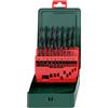 Metabo 627151000 HSS-R Cassetta con 19 Punte da Trapano, per Metallo [Importato da Germania]