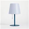 Muitomas Dream Lamp da Tavolo, Lampada LED con Base in Alluminio, Accensione a Cordino, Intensità Regolabile e Ricarica USB-C, Design Moderno, Colore Blu Ottanio