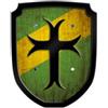 Scudo cavaliere, Croce, Verde