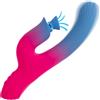 California Exotics Elation Dual Stimulator Suction Vibrator Pink