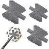 15 Protezioni Per Pentole E Padelle – Feltro Non Tessuto Grigio, 3 Dimensioni (26-38 Cm), Riutilizzabili, Lavabili, Antigraffio Per Pentole Antiaderenti E Stoviglie