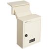 VEVOR Cassetta Postale da Muro, Cassetta Postale da Muro in Acciaio Resistente Cassetta Postale con Serratura a Combinazione da 70-200 mm, Cassetta Postale da Muro da 320 x 158 x 430 mm, Beige