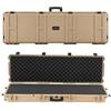 VEVOR Custodia Rigida per Fucile Dimensioni Esterni 139,1 x 43,5 x 18,8 cm, Custodia per Fucile Lungo con Manico, Scatola per Armi Pistole IP67 Impermeabile Antipolvere per Trasporto, Colore Cachi
