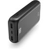 Hama Power Pack per ricarica telefono 20000 mAh (powerbank, ricarica rapida, 2 x USB A, USB C, spazioso, leggero, piccolo, caricatore) grigio antracite