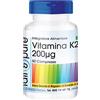 Fair & Pure® - Vitamina K2 200µg - Menaquinone MK7 - Vegan - 60 Compresse