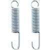 SG Store 2 pezzi 80 mm di lunghezza del motociclo cavalletto laterale di calcio del cavalletto di metallo molla di ritorno della molla di ricambio per moto moto argento