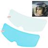 TKSE Pellicola Per Lenti Per Casco, Set di Pellicole Per Visiera Antiappannamento Antipioggia Per Casco Moto Universale Interni Esterni Scudi Ad Alta Trasparenza Inserto Per Lenti 24,5 Cm/9,6 Pollici
