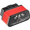 Matybobe KW903 BT 5.0 Wireless OBD-II Auto Auto Diagnostica Strumenti di Scansione Auto Scanner del Tester per Guasti Portatile Compatta per Veicoli da 12 V (Rosso)