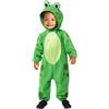 Amscan 9916858 - Unisex World Book Day Frog Hooded Onesie Babies Fancy Dress Costume Age: 3 - 6 m