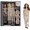 Barbie Basics You Create - Kit colori neutri 003, bambola personalizzabile con corpo snodato, due teste intercambiabili aggiuntive, quattro abiti e otto accessori inclusi, 6+ anni, JJX37