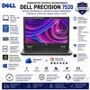 Pc Portatile Workstation DELL PRECISION 7520 i7-6820 15.6 SSD 512GB RAM 32GB Nvidia Quadro M2200 4GB WIN 11 PRO + OFFICE 2021