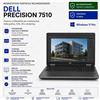 Workstation Portatile Ricondizionata DELL PRECISION 7510 CORE i7 RAM 32GB SSD 512GB 15.6 NVIDIA Quadro M2000M