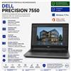 DELL PRECISION 7550 Workstation Portatile Ricondizionata i7-10750H 15.6 4k Quadro T2000 1TB Ram 32GB Windows 11 Office 2021