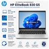 Pc Portatile RICONDIZIONATO HP EliteBook 830 G5 Core i7-8650U 13.3 Full-Hd RAM 8GB SSD 256GB WINDOWS 11 PRO