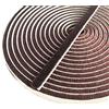 ZhenSFlourish Guarnizione a Spazzola, Paraspifferi Spazzola, 10M(L) X 9mm(B) X 5mm(D), Paraspifferi Spazzola Adesivo, Guarnizione a Spazzola Autoadesiva, Guarnizione a Spazzola, Marrone