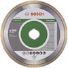 Bosch Professional 1x Disco Diamantato Standard for Ceramic, per Pietra, Piastrelle, Ceramica, Ø 180 x 25,40 x 1,6 x 7 mm, Accessori per Tagliapiastrelle