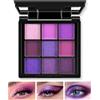 Boobeen 9 Colori Palette di Ombretti Matte e Shimmer, Ombretto in Polvere Cremoso Altamente Pigmentato, per Creare un Look Luminoso, a Lunga Durata