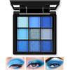 Boobeen 9 Colori Palette di Ombretti Matte e Shimmer, Ombretto in Polvere Cremoso Altamente Pigmentato, per Creare un Look Luminoso, a Lunga Durata