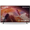 Sony TV 4K Ultra HD 85" FWD-85X80L Smart con Wi-Fi Nero