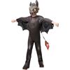 Rubie's How To Train Your Dragon Dragon 3641470 - Costume unisex per bambini, taglia M, colore: Nero
