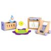 Hape Cameretta del neonato per la casa delle bambole | Mobili nursery e accessori in legno | Per gioco di ruolo dai 3 anni