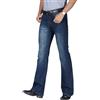 Pantaloni Flared In Jeans Da Uomo Anni '60 '70 Slim Bootcut Casual