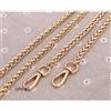 8mm Metallo Catena Borsa Tracolla Cinturino Ricambio Croce Corpo Oro 60-140cm