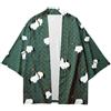 Giacca Cardigan Da Uomo Kimono Yukata Tops Robe Haori Happi Orientale