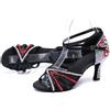 Scarpe Da Ballo Femminili Con Strass Latin Salsa Tango Moderno Performance