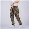 Pantaloni Baggy In Paillettes Luccicanti Da Uomo Con Vita Elastica E Gamba Larga