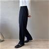 Pantaloni A Pinces Asimmetrici Da Uomo Con Vita Elastico E Gamba Dritta