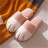 Unisex Pelliccia Finta Soffice Slip On Pantofole Furry Foderato Scarpe Basse Cat