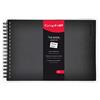 Graph'it - The Book Carnet a Spirale - Carta Layout Extra-Bianca - Doppia Faccia - Per Inchiostri a Alcool - Copertina Rigida con Elastico - 40 Fogli - Formato A4-300 gr/m²