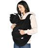 MijaCulture trasporto cover, fodera universale per Baby Carrier/trasporto Panni/Cape 4129 (nero)