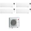 Mitsubishi CONDIZIONATORE MITSUBISHI QUADRI SPLIT MSZ-AY 5000+5000+7000+15000 BTU WIFI INVERTER MXZ-4F80VF5 A++