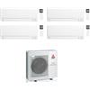 Mitsubishi CONDIZIONATORE MITSUBISHI QUADRI SPLIT MSZ-AY 5000+7000+7000+12000 BTU WIFI INVERTER MXZ-5F102VF3 A++