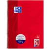 Oxford, quaderno scolastico forato, A4, 80 pagine Rigatura 28 - a quadretti con bordo sx e dx 1 pezzo rot