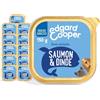 Edgard & Cooper Patè Per Cani, (Salmone & Tacchino, 150g x 11), Carne e pesce freschi e proteine di qualità, ingredienti reali per cani, Ipoallergenico, Senza zuccheri aggiunti