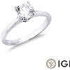 Gioielli di Valenza Anello di fidanzamento Essenza oro bianco 0,90 ct