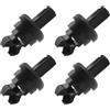 Adunsiaoto 4 Pezzi Clip Di Plastica per Auto, Clip per Il Bagagliaio Posteriore 7705099001, Clip per Ripiano Posteriore 8200675047, Mensola Pacchi Del Bagagliaio Posteriore Clips Cordicella Staffa