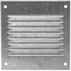 ABOUT VENT 100x100mm Griglia di Ventilazione in Acciaio Zincato con Zanzariera - Griglie di Aerazione in Metallo
