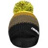 Reusch Enzo Beanie Berretto, Nero-Marrone-Giallo, Taglia Unica Unisex-Adulto