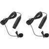 Microfono lavalier Clip da bavero Microfono lavalier indossabile 48v Xlr